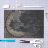 Papier Mousseline Gothic Friesian Horse (Artisanat)