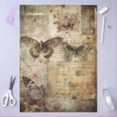 Papier Mousseline Gothic Junk Journal Series Design 18 (Artisanat)
