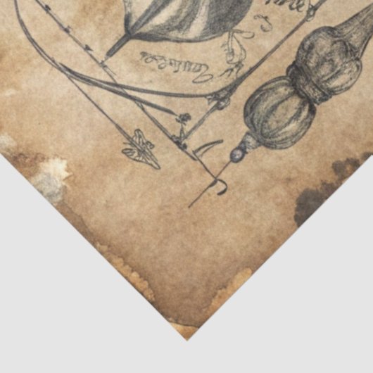 Papier Mousseline Gothic Junk Journal Series Design 22 (Détail)