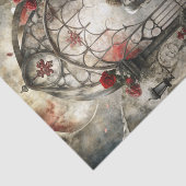 Papier Mousseline Gothic Romance Decoupage (Détail)