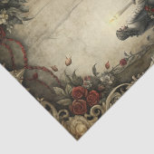 Papier Mousseline Gothic Romance Decoupage (Détail)