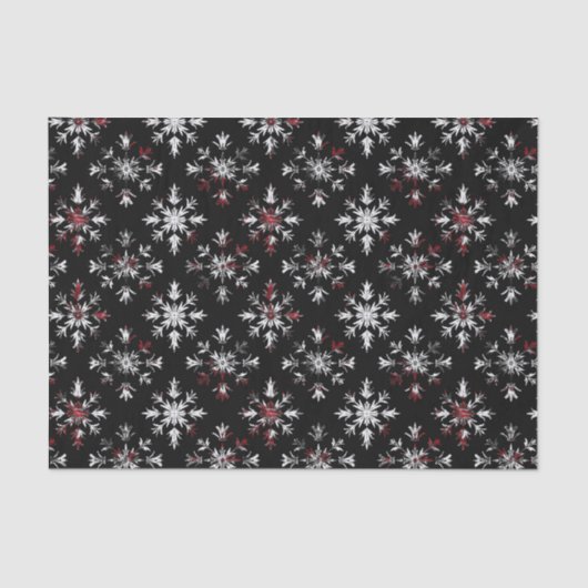 Papier Mousseline Gothic Spooky Christmas snowflakes (Recto)