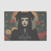 Papier Mousseline Gothic Valentine Decoupage Large (Recto)