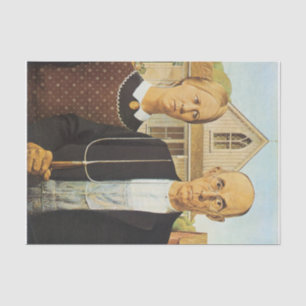 Papier Mousseline gothique américain par Grant Wood, art de reproduc