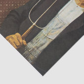 Papier Mousseline gothique américain par Grant Wood, art de reproduc (Détail)