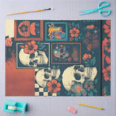 Papier Mousseline Gothique Americana Mood Board Collage Découpage (Artisanat)