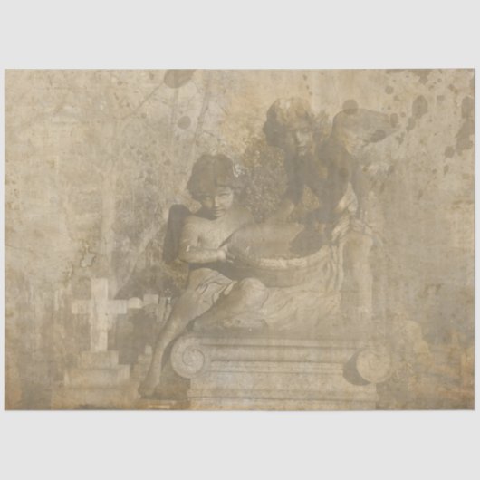 Papier Mousseline Gothique Angel Series Design 6 (Recto)