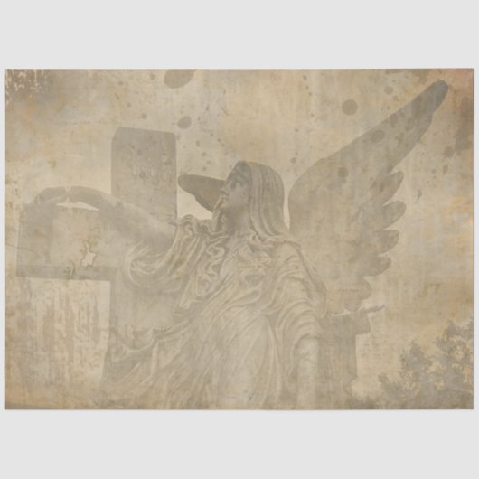 Papier Mousseline Gothique Angel Series Design 9 (Recto)