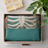 Papier Mousseline Gothique Antlers Unique Skeleton Skull Découpage (Cadeau)