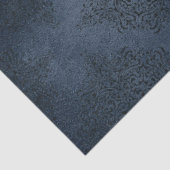Papier Mousseline Gothique Blue Damask Series Design 5 (Détail)