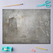 Papier Mousseline Gothique Castle Series Design 2 (Artisanat)