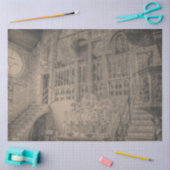 Papier Mousseline Gothique Castle Series Design 3 (Artisanat)