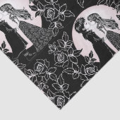 Papier Mousseline Gothique Emo Enfants Kiss Valentine's Day (Détail)