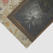 Papier Mousseline Gothique Fée & Chat assis sur la Découpage Toilett (Détail)