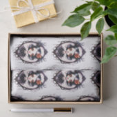 Papier Mousseline Gothique fille victorienne miroir blanc Halloween (Cadeau)