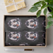 Papier Mousseline Gothique fille victorienne miroir noir Halloween (Cadeau)