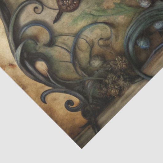 Papier Mousseline Gothique Junk Journal Series Design 15 (Détail)