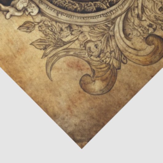 Papier Mousseline Gothique Junk Journal Series Design 6 (Détail)