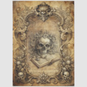 Papier Mousseline Gothique Junk Journal Series Design 6 (Recto)