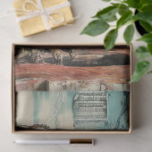 Papier Mousseline Gothique Paris roses ailes Gargoyle Découpage (Cadeau)