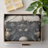 Papier Mousseline Gothique Vampire Skeleton Mermaid Skull Decoupage (Cadeau)