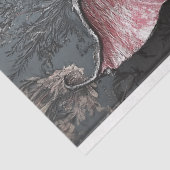 Papier Mousseline Gothique Vampire Skeleton Mermaid Skull Decoupage (Détail)