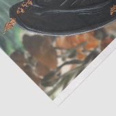 Papier Mousseline Gothique Vampire Skeleton Mermaid Skull Decoupage (Détail)