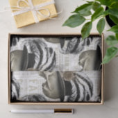 Papier Mousseline Gothique Victorian Skulls Feathers Journal Casquet (Cadeau)