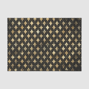 Papier Mousseline Gothique Vintage Or Diamant
