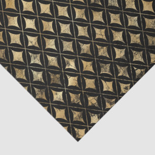 Papier Mousseline Gothique Vintage Or Diamant