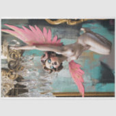 Papier Mousseline Gothique Whimsical Gargoyle Starlet Fairy Decoupag (Recto)