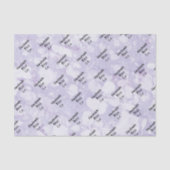 Papier Mousseline Goutte de marbre violet doux (Recto)