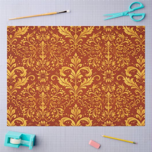 Papier Mousseline Grâce dorée (Artisanat)