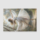 Papier Mousseline Grace éthérée : Découpage de ballet de forêt (Recto)