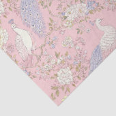 Papier Mousseline Graceful Peacock ornament  (Détail)