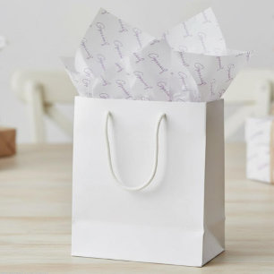 Papier Mousseline Gracias Minimal Script Violet Entreprise personnal