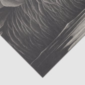 Papier Mousseline Gracity Black Swan en Ornithologie Style Découpage (Détail)