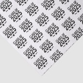 Papier Mousseline Grad Star Class of 2025 Graduation (Détail)