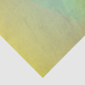 Papier Mousseline Gradation géométrique jaune moderne (Détail)