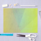 Papier Mousseline Gradation géométrique jaune moderne (Artisanat)