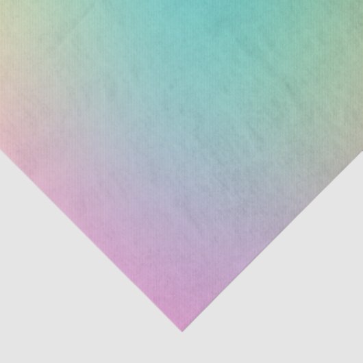 Papier Mousseline Gradient arc-en-ciel magnifique (Détail)