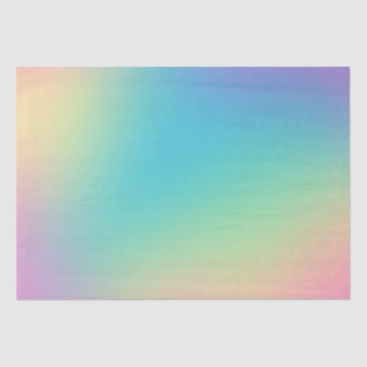 Papier Mousseline Gradient arc-en-ciel magnifique (Recto)
