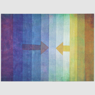 Papier Mousseline Gradient avec flèche, Paul Klee