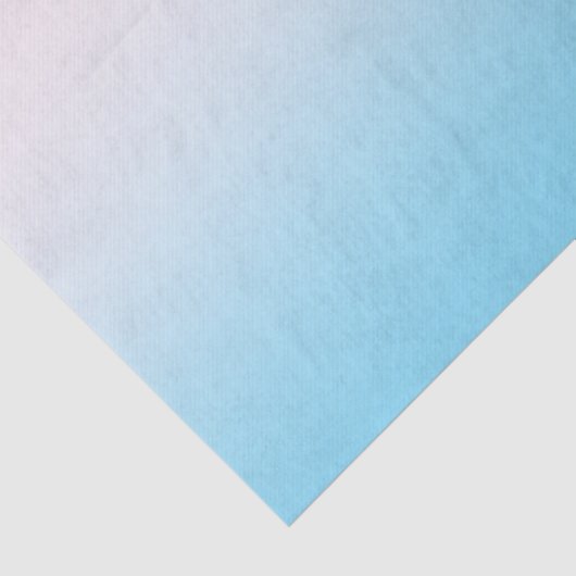 Papier Mousseline Gradient bleu et blanc (Détail)