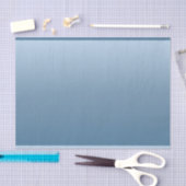 Papier Mousseline Gradient de bleu en acier (Artisanat)