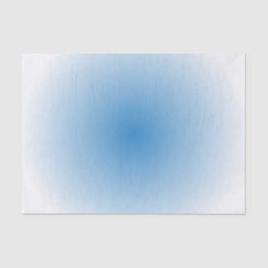 Papier Mousseline Gradient de radial de ciel bleu (Recto)