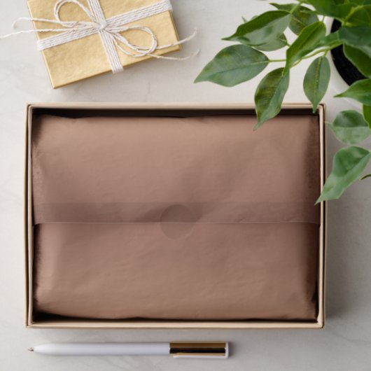 Papier Mousseline Gradient en terre cuite (Cadeau)