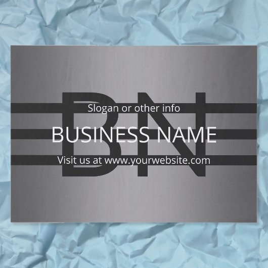 Papier Mousseline Gradient gris moderne et bandes noires horizontale