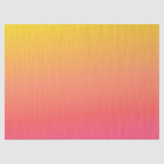 Papier Mousseline Gradient jaune et rose (Recto)