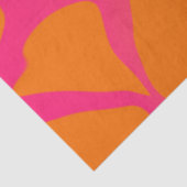Papier Mousseline Gradient orange et rose chaud (Détail)
